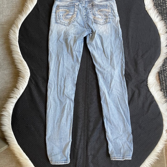 Silver Ripped Jeans - Picture 2 of 8